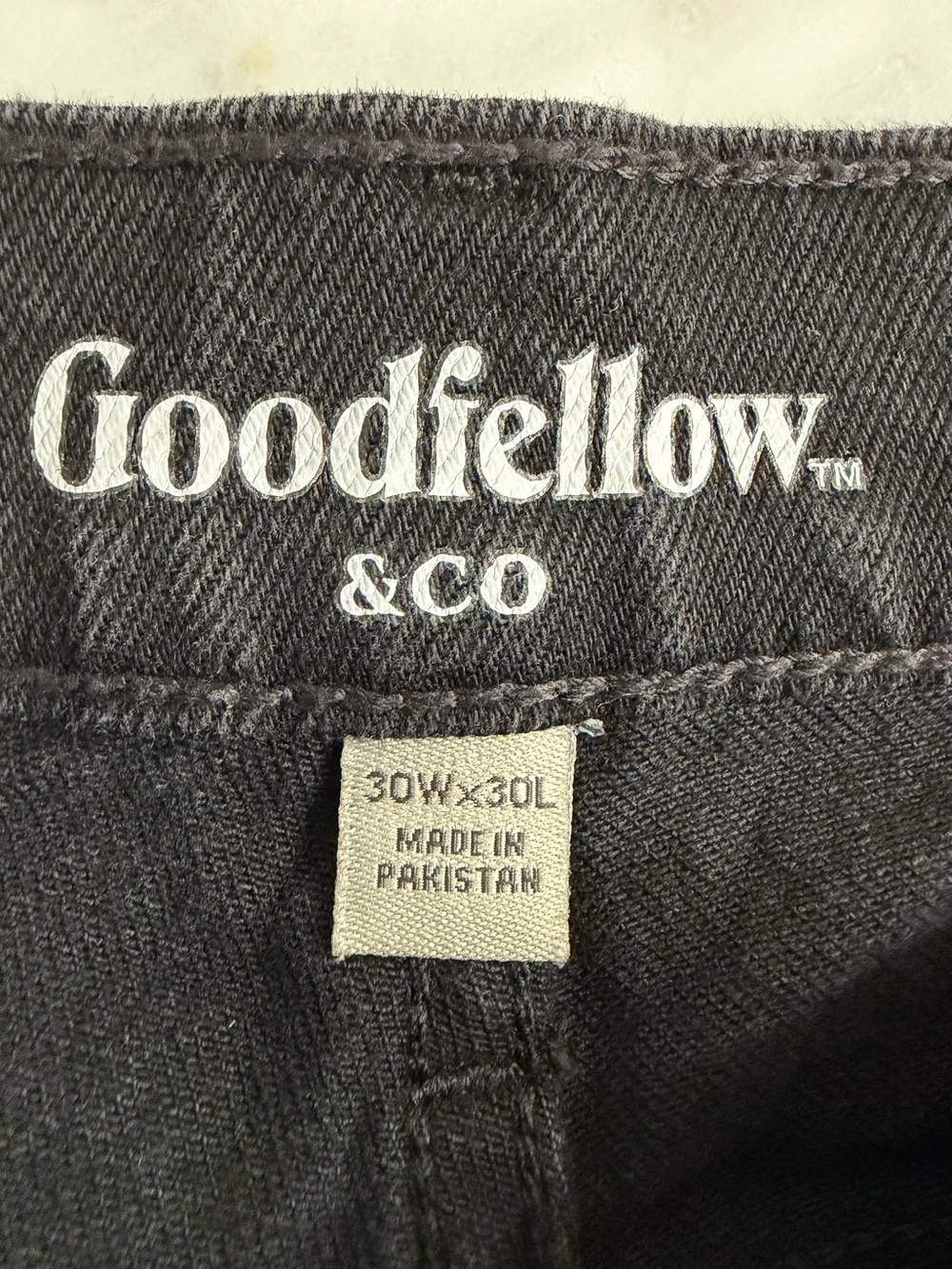 Goodfellow & Co Men's Black Jeans - Straight Fit